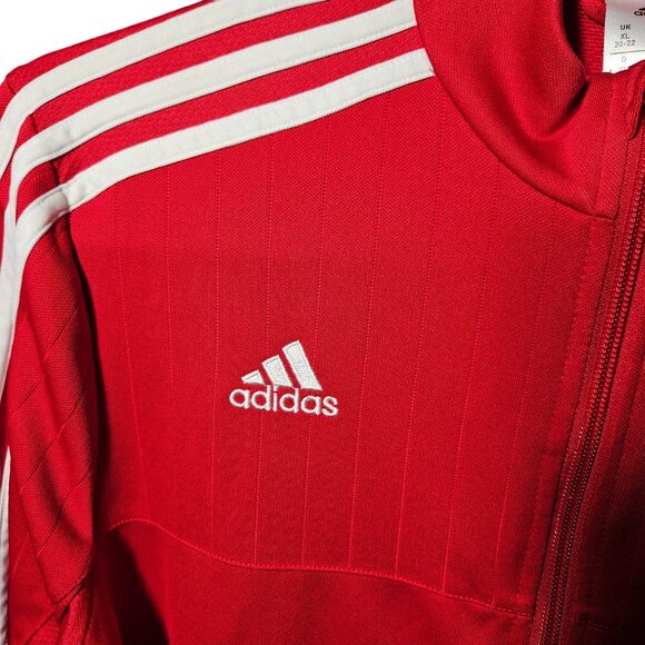 Adidas Red Climacool Track Jacket Womens XL - Picture 2 of 5